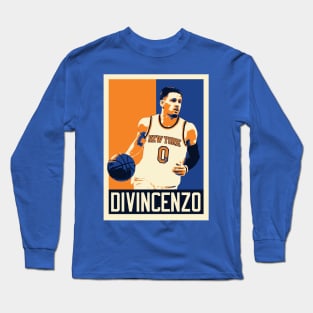 Donte DiVincenzo Pop Art Style Long Sleeve T-Shirt